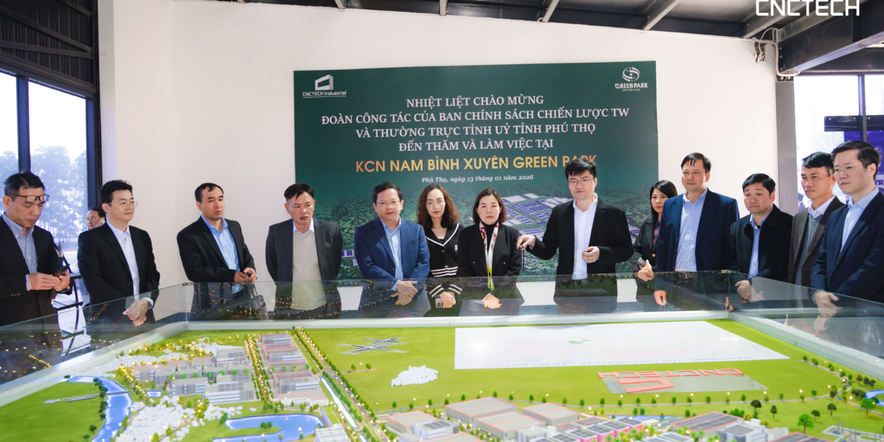 Ban Chính sách Trung ương làm việc tại KCN Nam Bình Xuyên Green Park