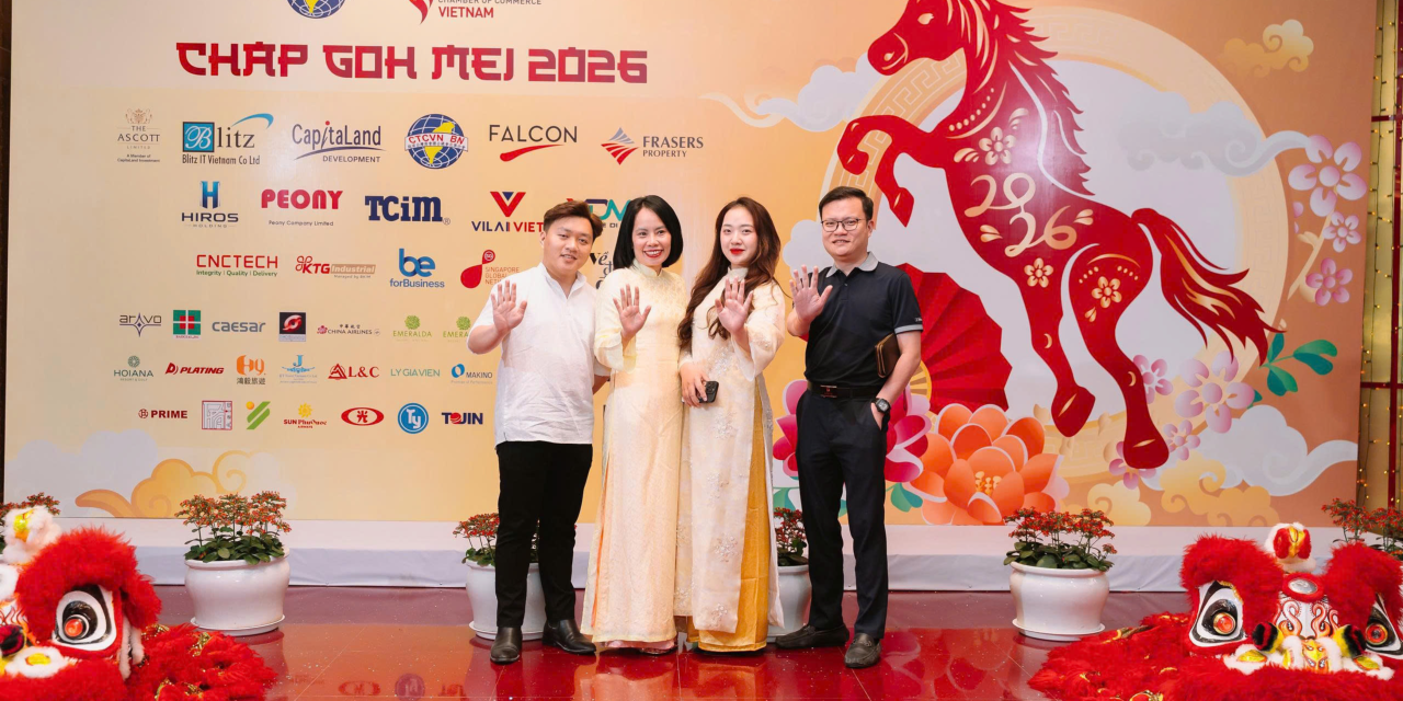 CNCTECH INDUSTRIAL THAM GIA SỰ KIỆN CHAP GOH MEI 2026 DO SINGAPORE CHAMBER OF COMMERCE VIETNAM TỔ CHỨC